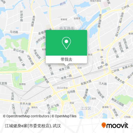 江城健身e家(市委党校店)地图