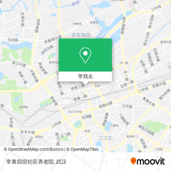 常青四垸社区养老院地图