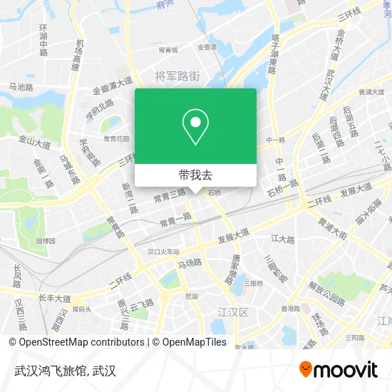 武汉鸿飞旅馆地图