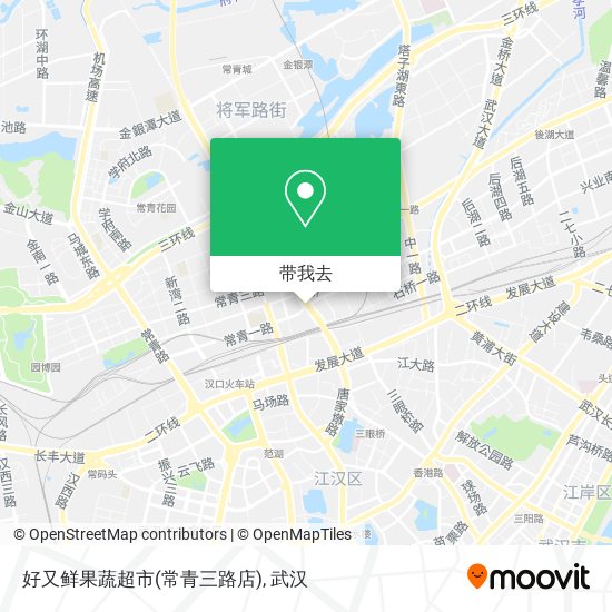 好又鲜果蔬超市(常青三路店)地图