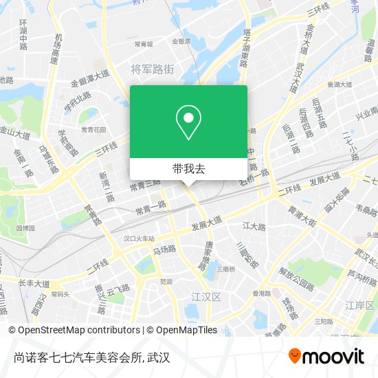 尚诺客七七汽车美容会所地图