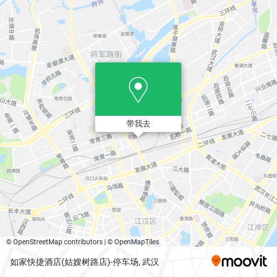 如家快捷酒店(姑嫂树路店)-停车场地图