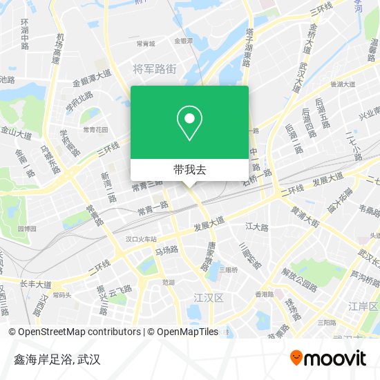 鑫海岸足浴地图