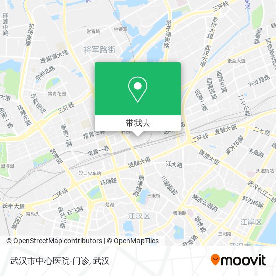 武汉市中心医院-门诊地图