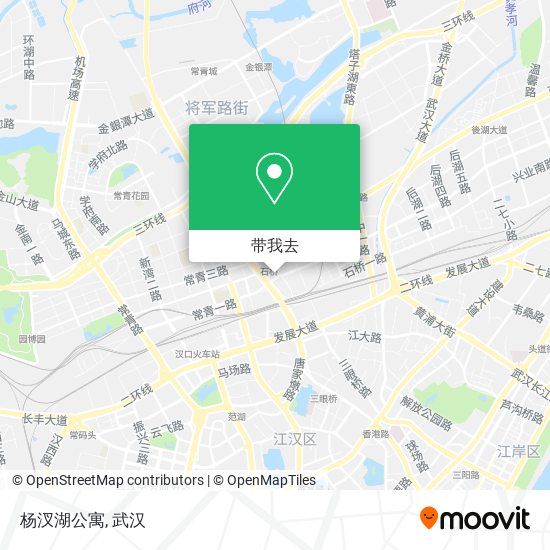 杨汊湖公寓地图