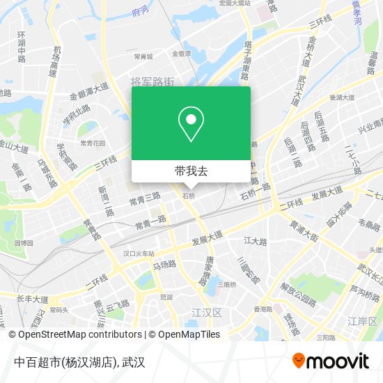 中百超市(杨汉湖店)地图