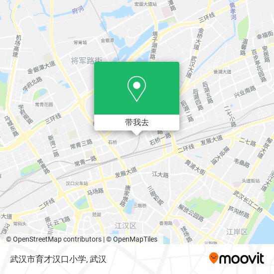 武汉市育才汉口小学地图
