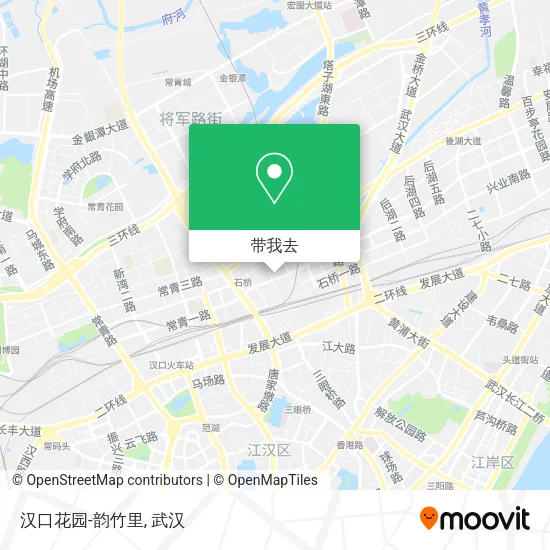 汉口花园-韵竹里地图