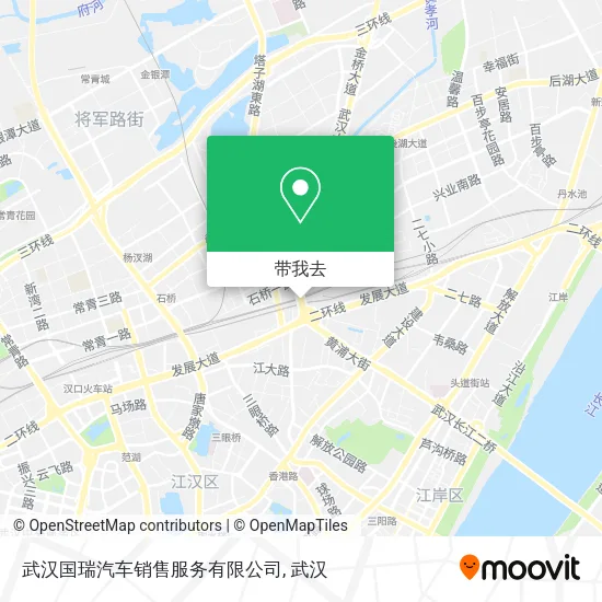武汉国瑞汽车销售服务有限公司地图