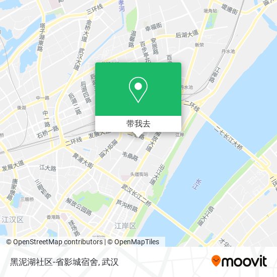 黑泥湖社区-省影城宿舍地图