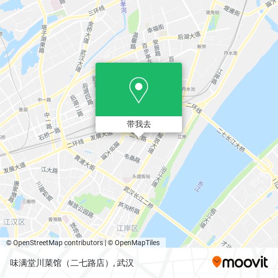 味满堂川菜馆（二七路店）地图