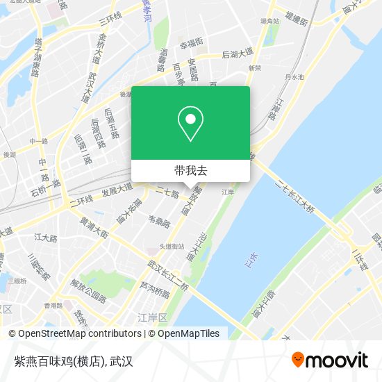 紫燕百味鸡(横店)地图