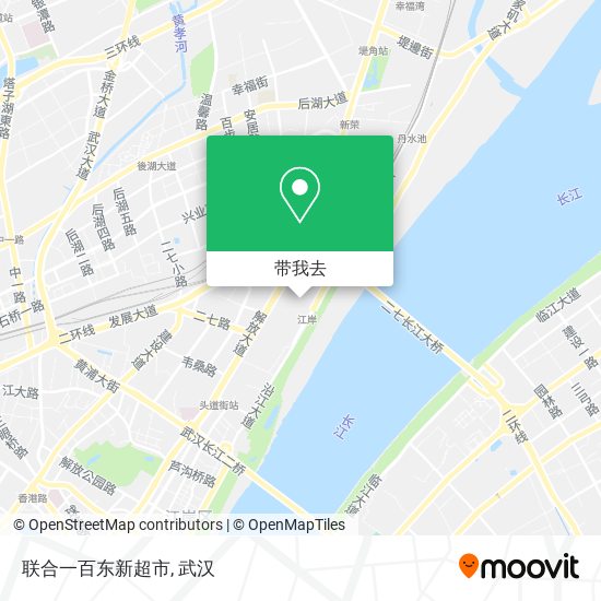 联合一百东新超市地图