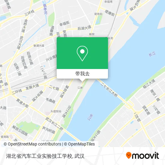 湖北省汽车工业实验技工学校地图