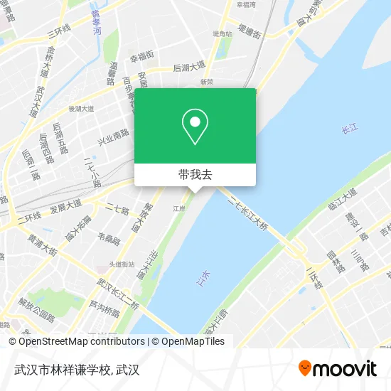 武汉市林祥谦学校地图