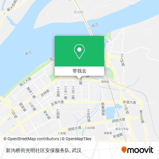 新沟桥街光明社区安保服务队地图