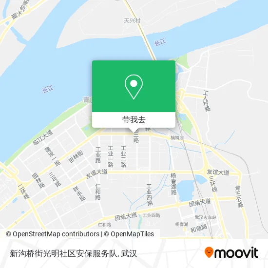 新沟桥街光明社区安保服务队地图
