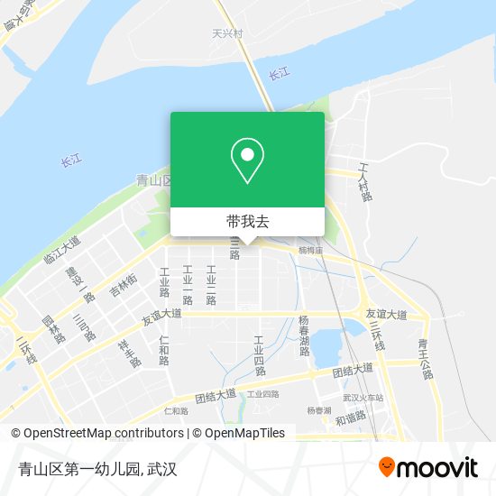 青山区第一幼儿园地图
