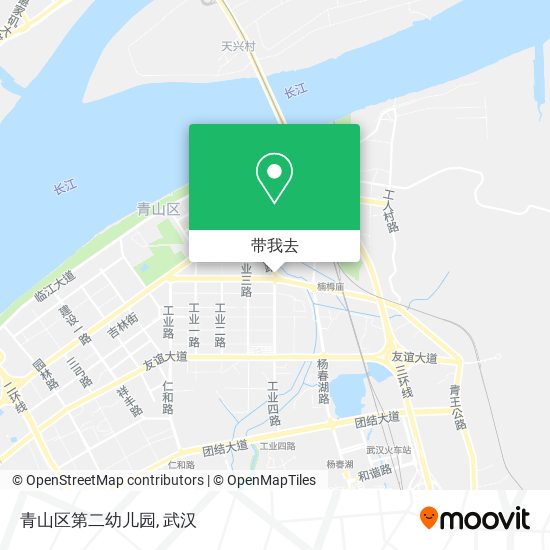 青山区第二幼儿园地图