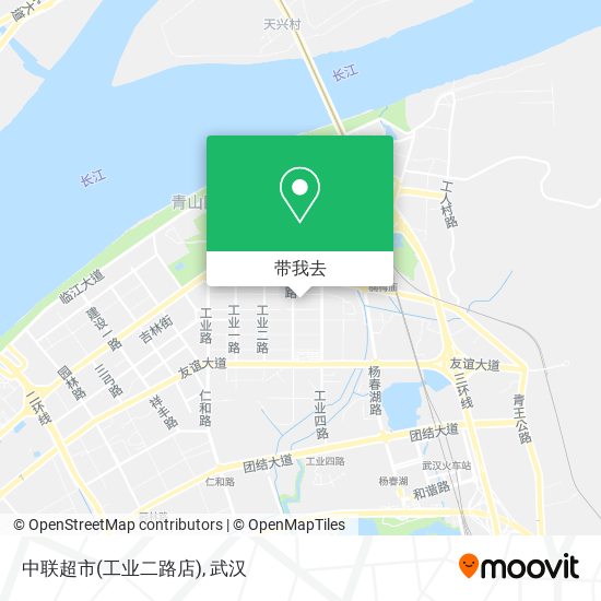 中联超市(工业二路店)地图