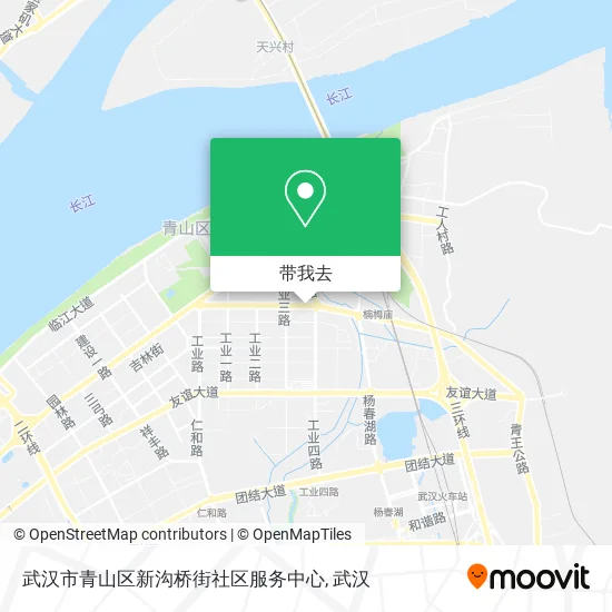 武汉市青山区新沟桥街社区服务中心地图