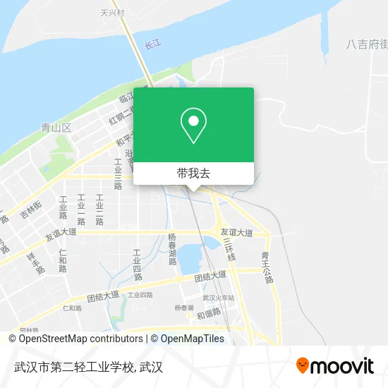 武汉市第二轻工业学校地图