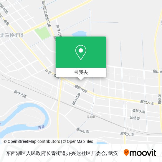 东西湖区人民政府长青街道办兴达社区居委会地图