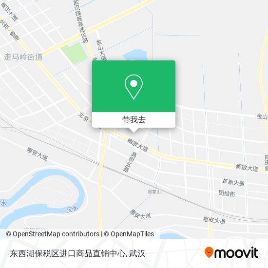 东西湖保税区进口商品直销中心地图