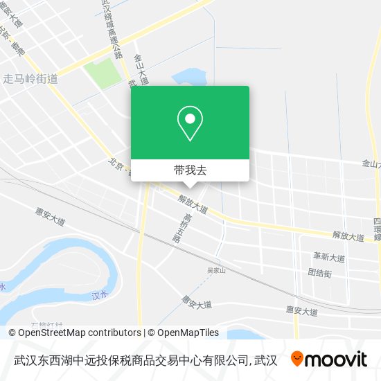 武汉东西湖中远投保税商品交易中心有限公司地图