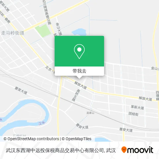 武汉东西湖中远投保税商品交易中心有限公司地图