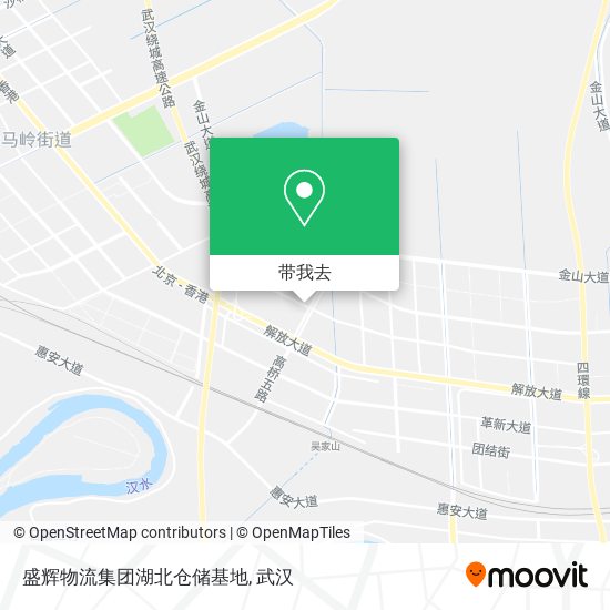 盛辉物流集团湖北仓储基地地图