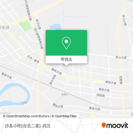沙县小吃(台北二道)地图
