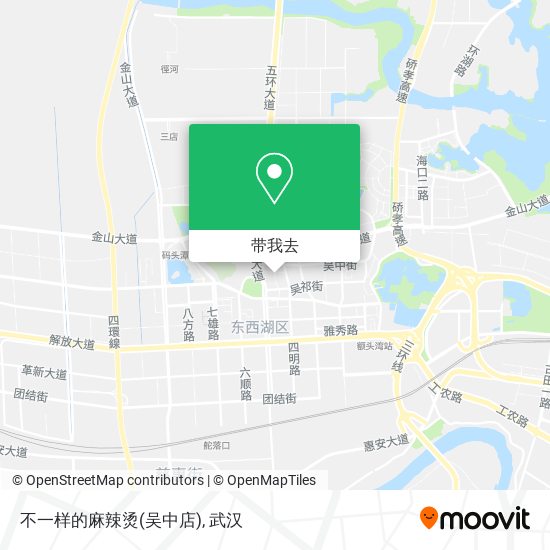 不一样的麻辣烫(吴中店)地图