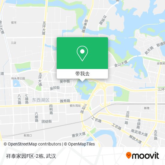 祥泰家园F区-2栋地图