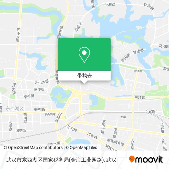 武汉市东西湖区国家税务局(金海工业园路)地图