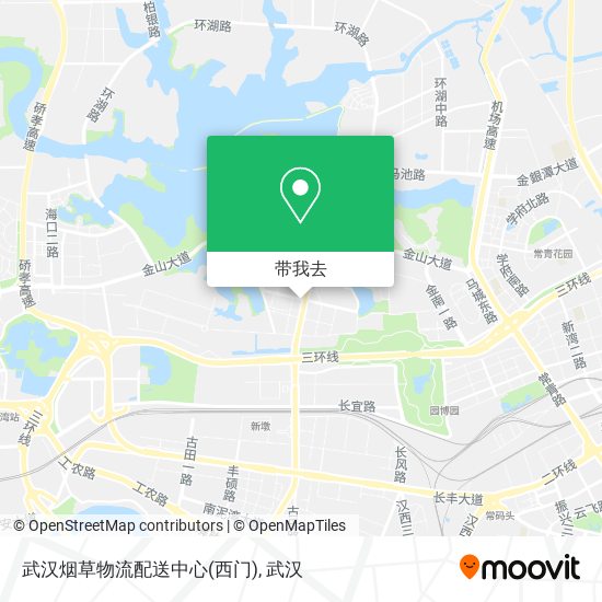 武汉烟草物流配送中心(西门)地图