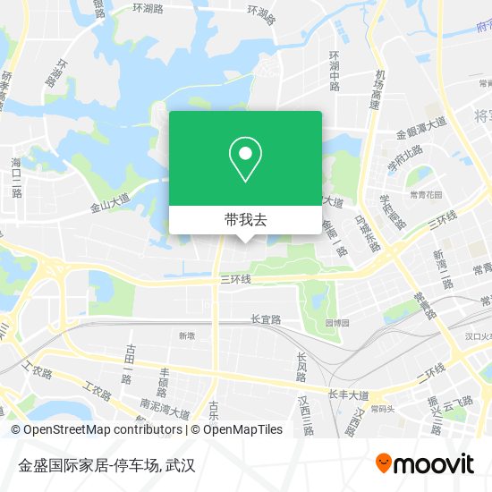 金盛国际家居-停车场地图