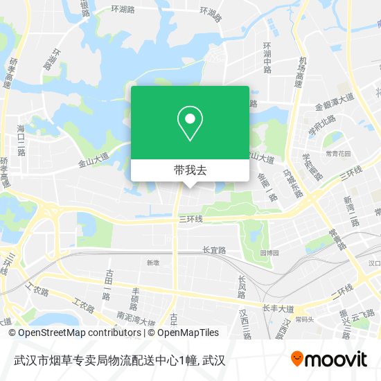 武汉市烟草专卖局物流配送中心1幢地图
