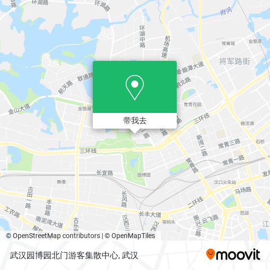 武汉园博园北门游客集散中心地图