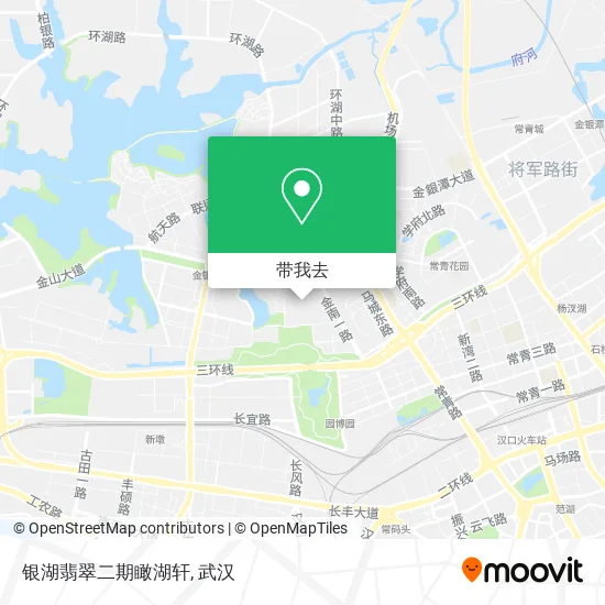 银湖翡翠二期瞰湖轩地图