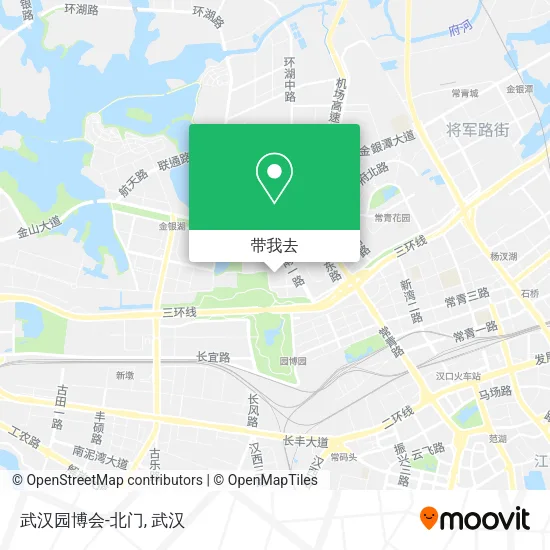 武汉园博会-北门地图