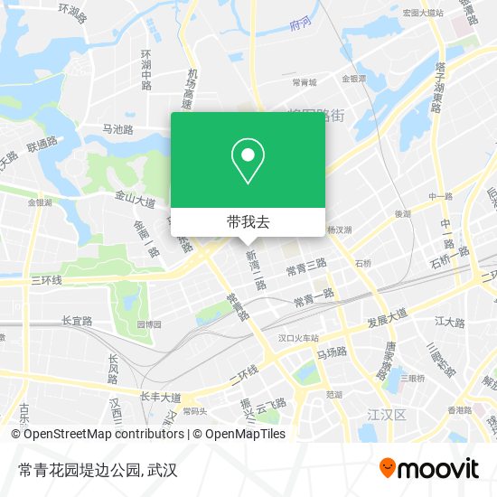 常青花园堤边公园地图