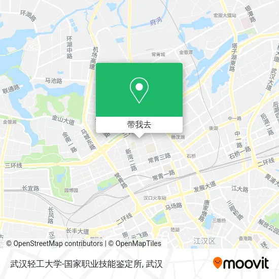 武汉轻工大学-国家职业技能鉴定所地图