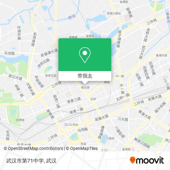 武汉市第71中学地图