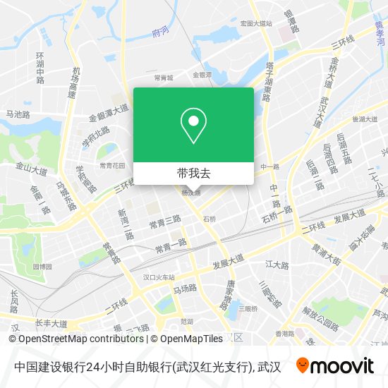 中国建设银行24小时自助银行(武汉红光支行)地图