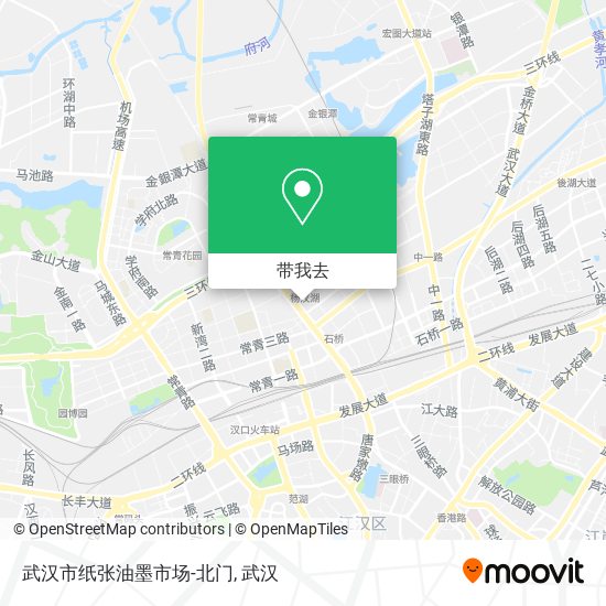 武汉市纸张油墨市场-北门地图