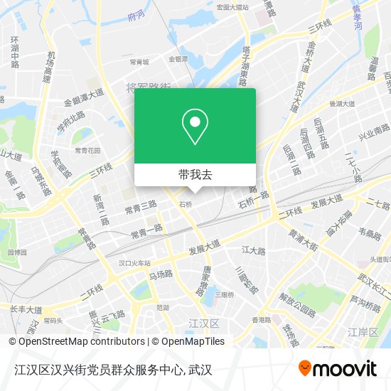 江汉区汉兴街党员群众服务中心地图