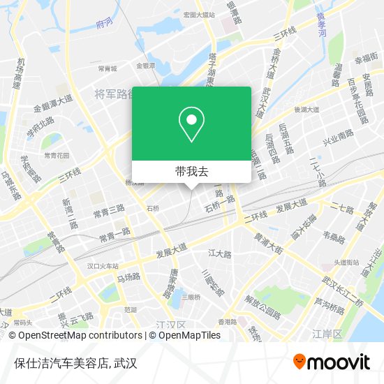 保仕洁汽车美容店地图