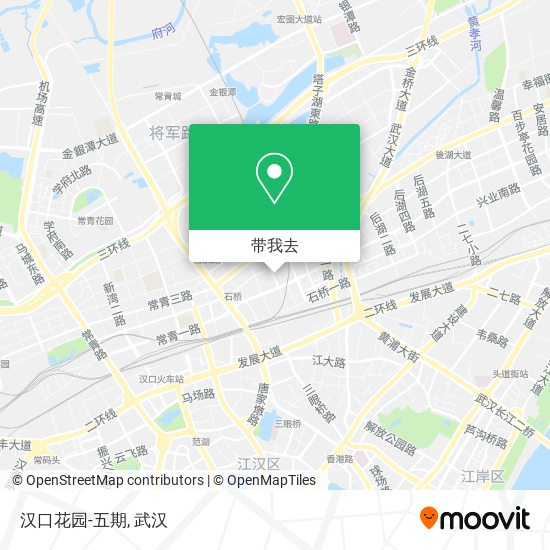 汉口花园-五期地图