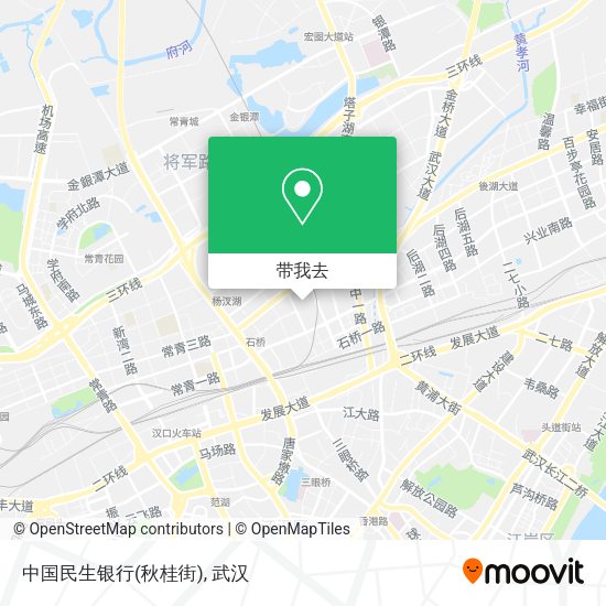 中国民生银行(秋桂街)地图